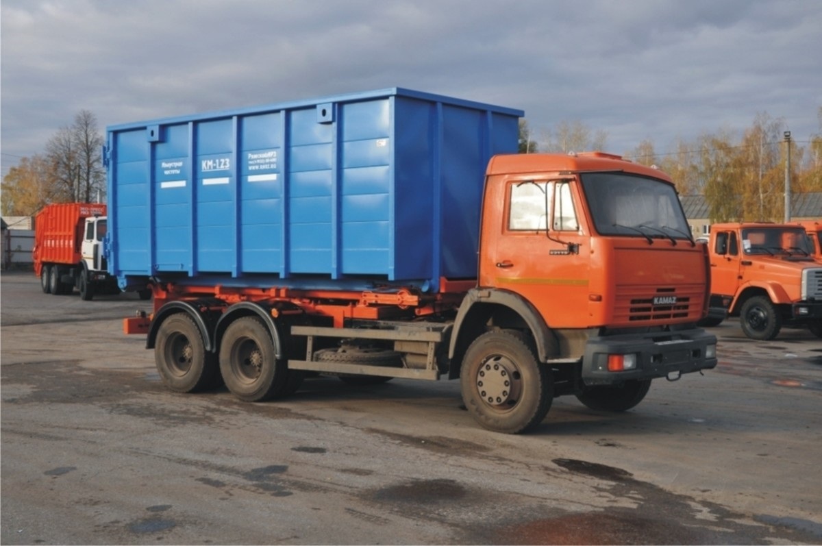 автопарк мусоровозов